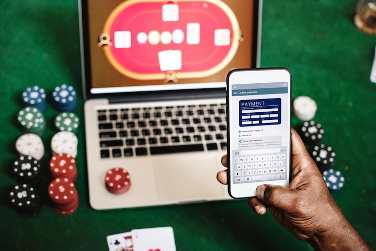 Filipino player accessing pisoking jackpot games on mobile phone